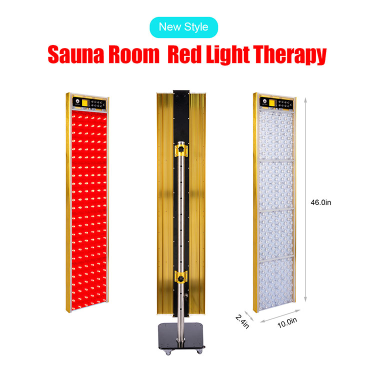 Panel de terapia de luz roja LED para sala de sauna infrarroja al aire libre