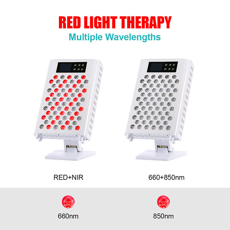 Dispositivo PDT de escritorio de terapia de luz LED con panel rojo